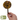 Natural Nibbles Forage Lolly, held in hand to show size.