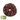 Rose Petal forage donut, a natural hay and pea donut, topped with rose petals, for rabbits, overhead view.